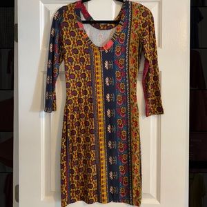 Patterned body con mini dress from Free People